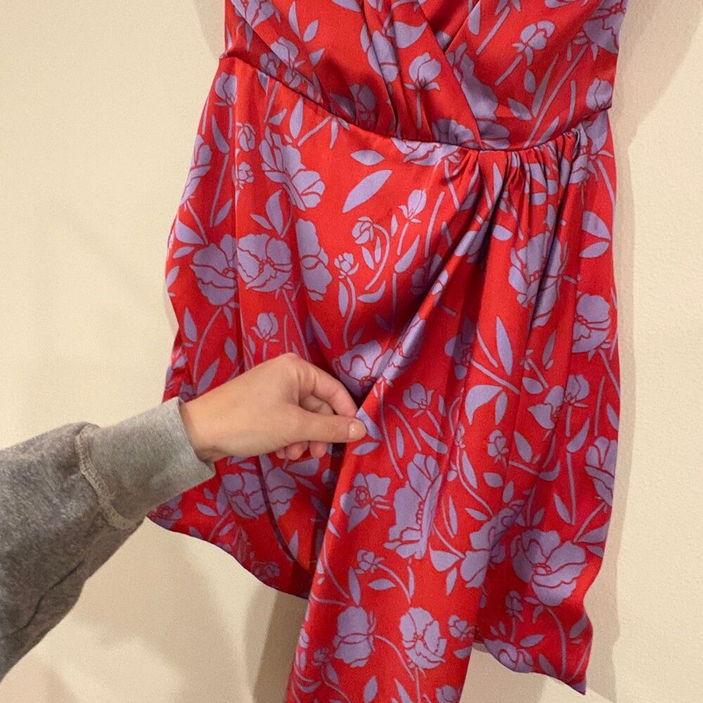Lovers and Friends Floral Ruffle Mini Dress XXS - Picture 5 of 9